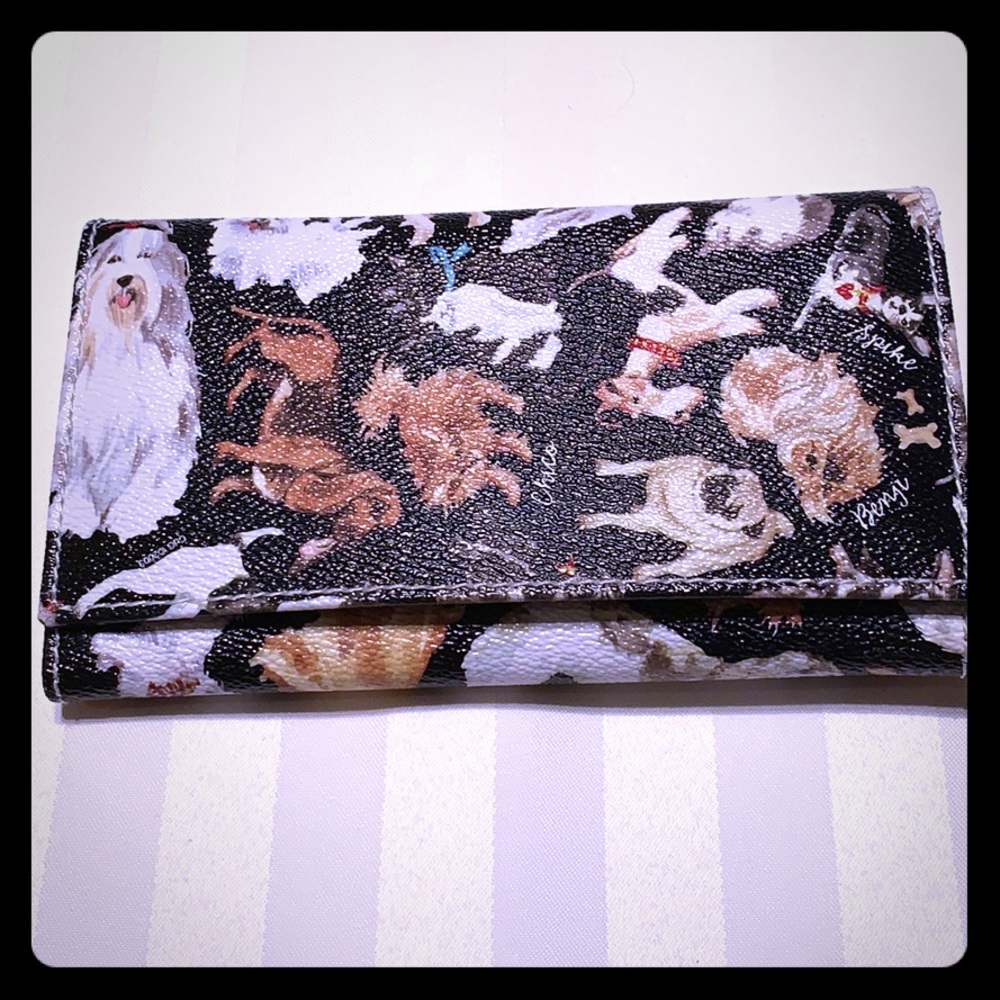 (Sold) Dog Print Wallet